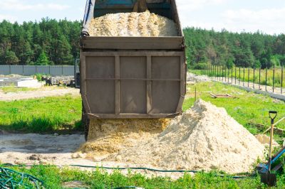 Playground Sand Delivery Truck